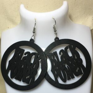Black Power earrings